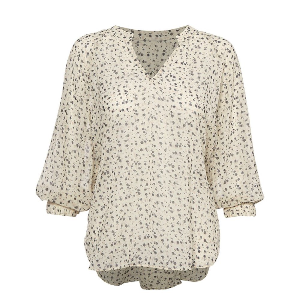 CAbi Gather Blouse in Baby Flower print- NWOT Size XS #8026
